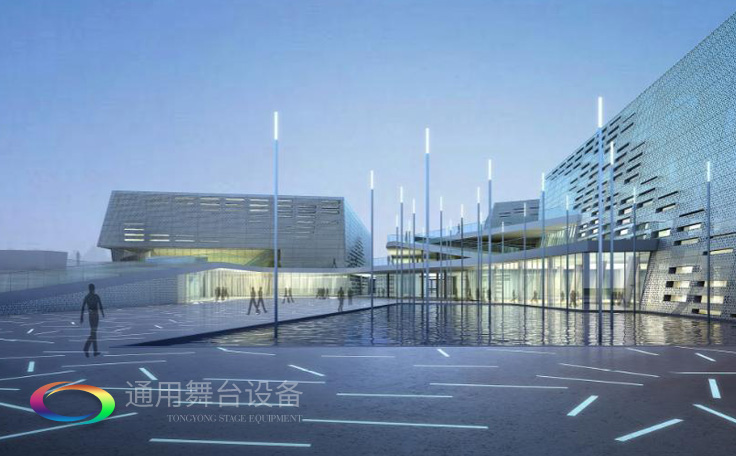 舞臺阻燃幕布通用舞臺扛起建設(shè)單位責任，加強檢查監(jiān)管，落實“3個100%”要求！東莞市工人文化宮工人電影院改造工程順利完工